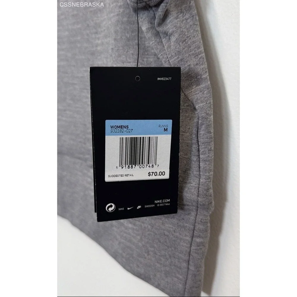 Nike Gray Running Top‎ Women's Cowl Neck Sleeveless Dri Fit - Size M